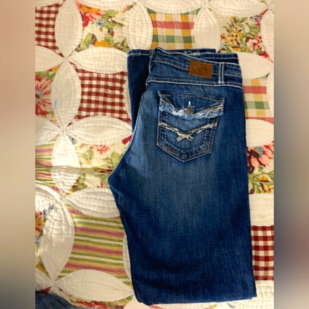Stylish Blue Boot Cut Jeans